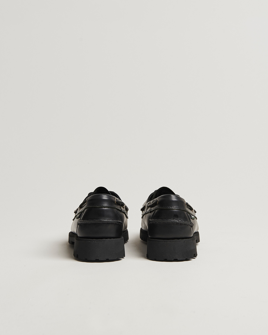 Heren | Instappers | Sebago | Ranger Waxy Leather Loafer Total Black