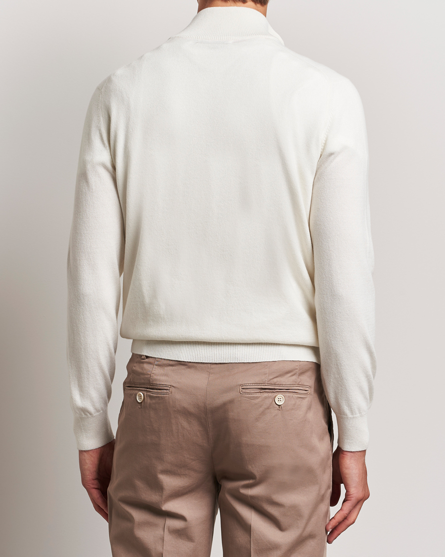 Heren | Truien | Brunello Cucinelli | 2 Ply Cashmere Half Zip Panama