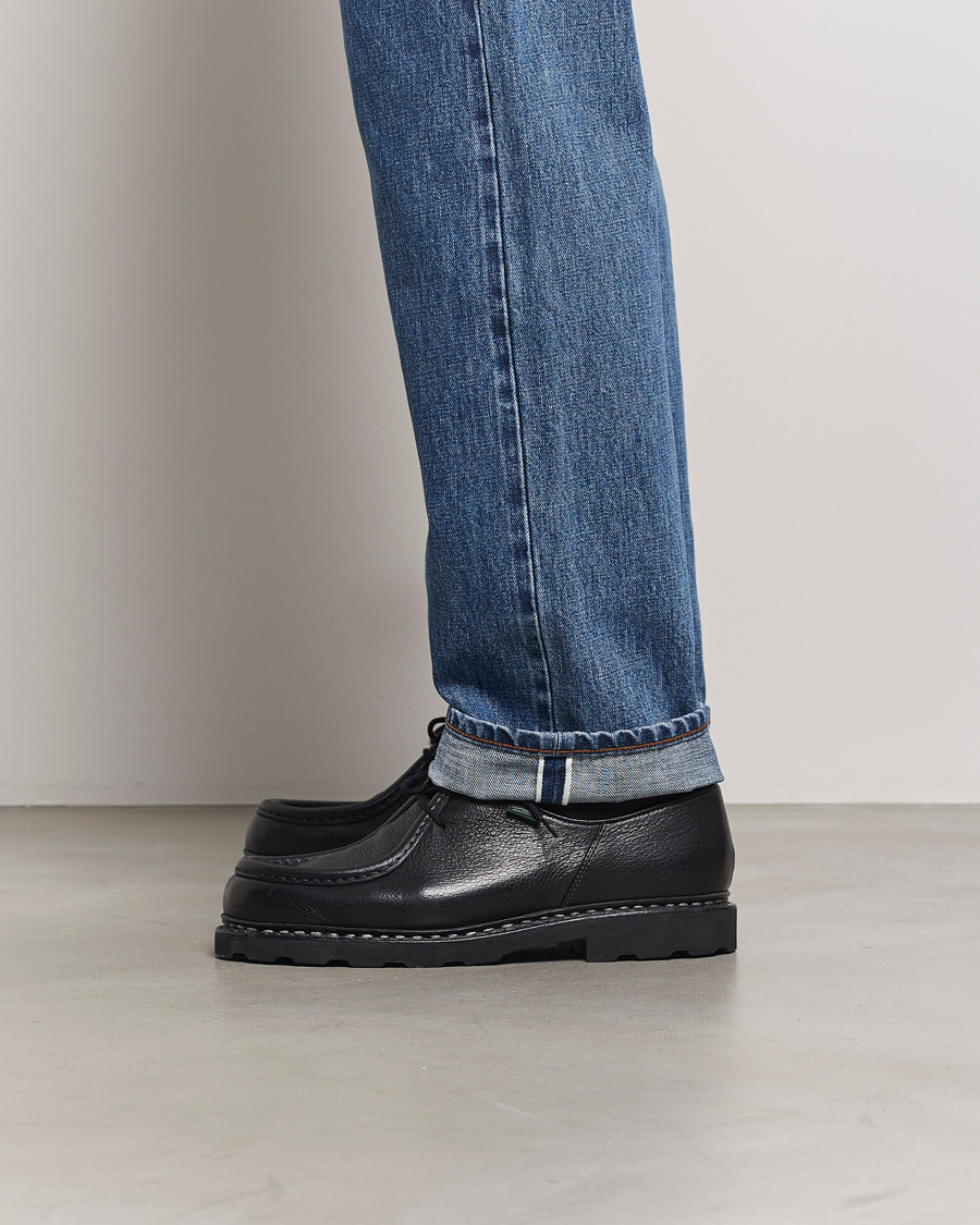 Heren | Jeans | Drake's | 5-Pocket Japanese Selvedge Jeans Bleach