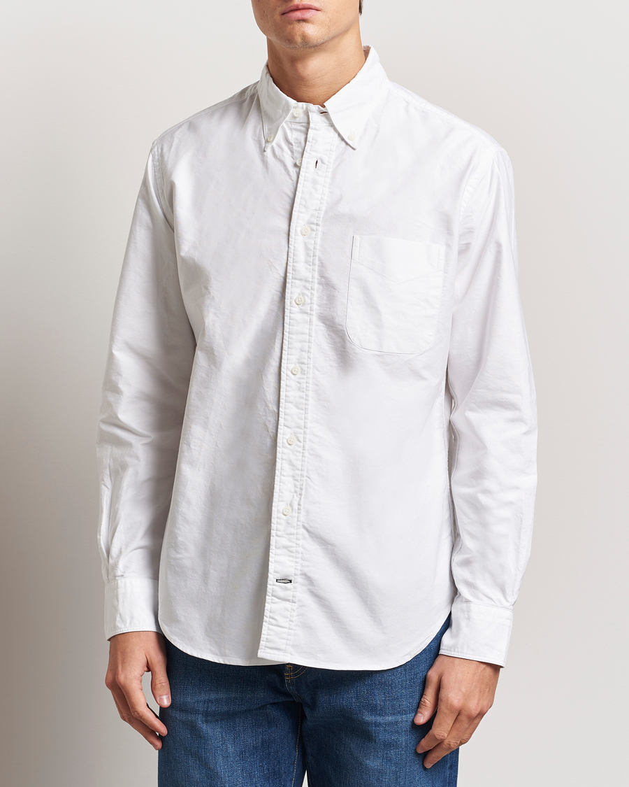 Heren | Overhemden | Gitman Vintage | Button Down Oxford Shirt White