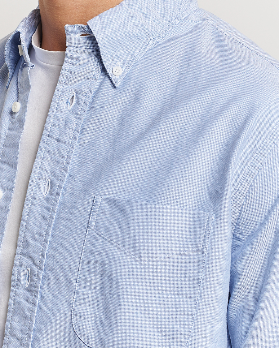 Heren | Overhemden | Gitman Vintage | Button Down Oxford Shirt Light Blue