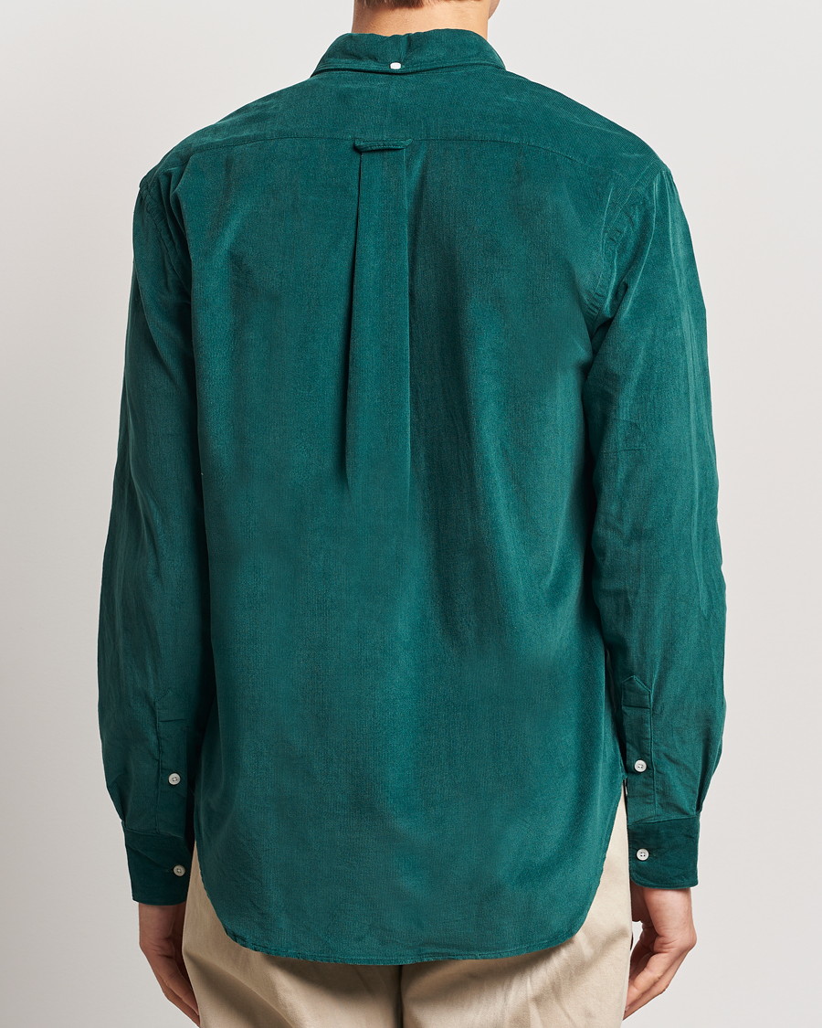 Heren | Overhemden | Gitman Vintage | Button Down Corduroy Shirt Emerald