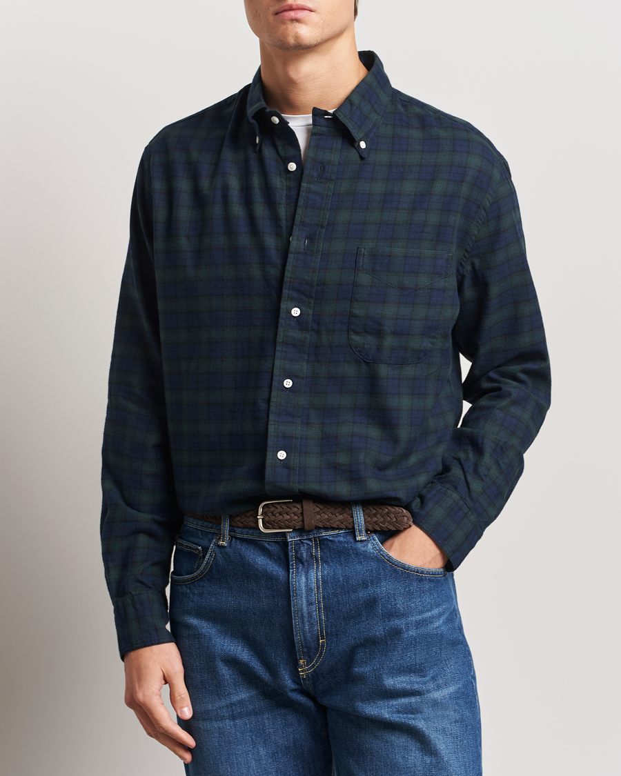 Heren | Overhemden | Gitman Vintage | Button Down Blackwatch Shirt Blackwatch Check
