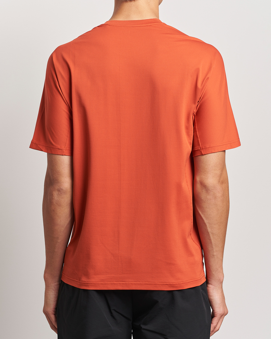 Heren | T-shirts | Goldwin | WF Dry T-Shirt Horizon Red