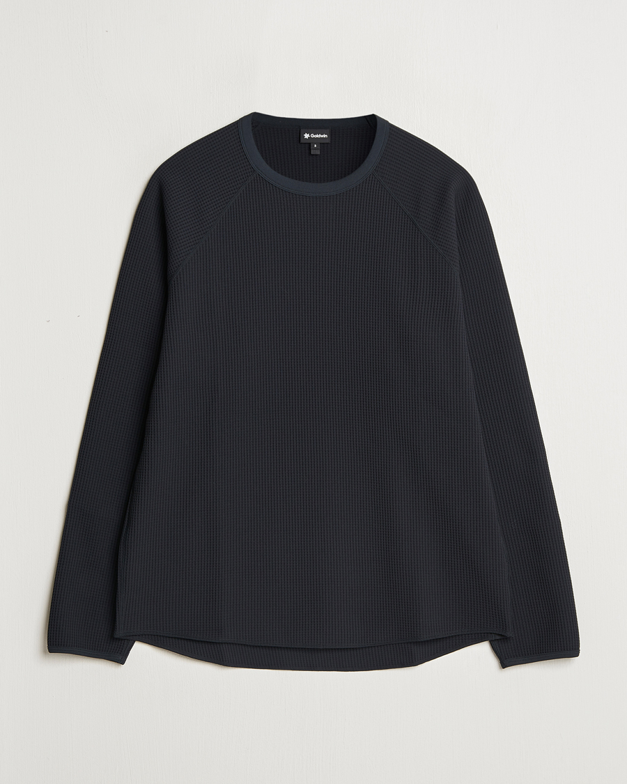 Heren | T-shirts | Goldwin | WF Light Long Sleeve T-Shirt Black
