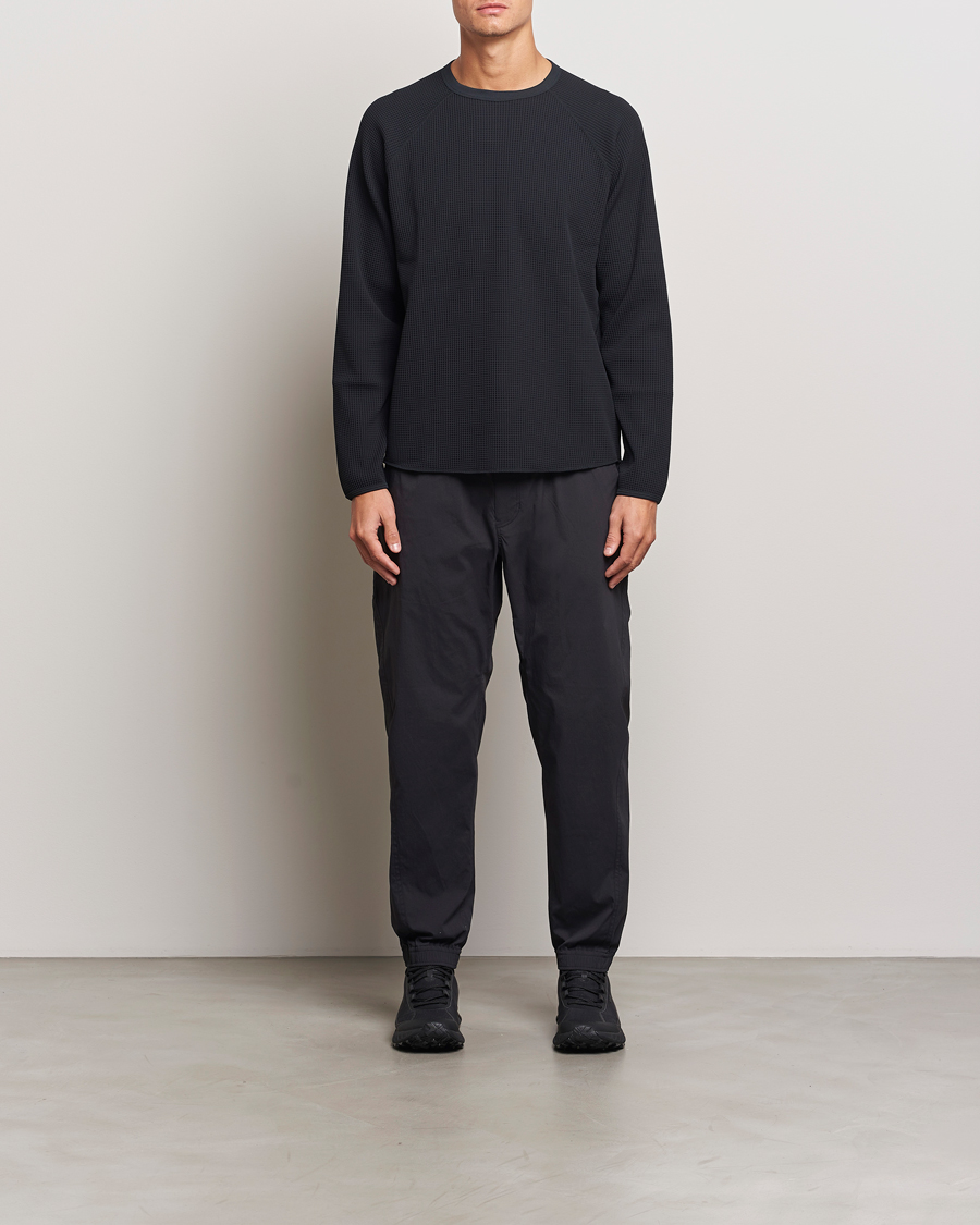 Heren | T-shirts | Goldwin | WF Light Long Sleeve T-Shirt Black