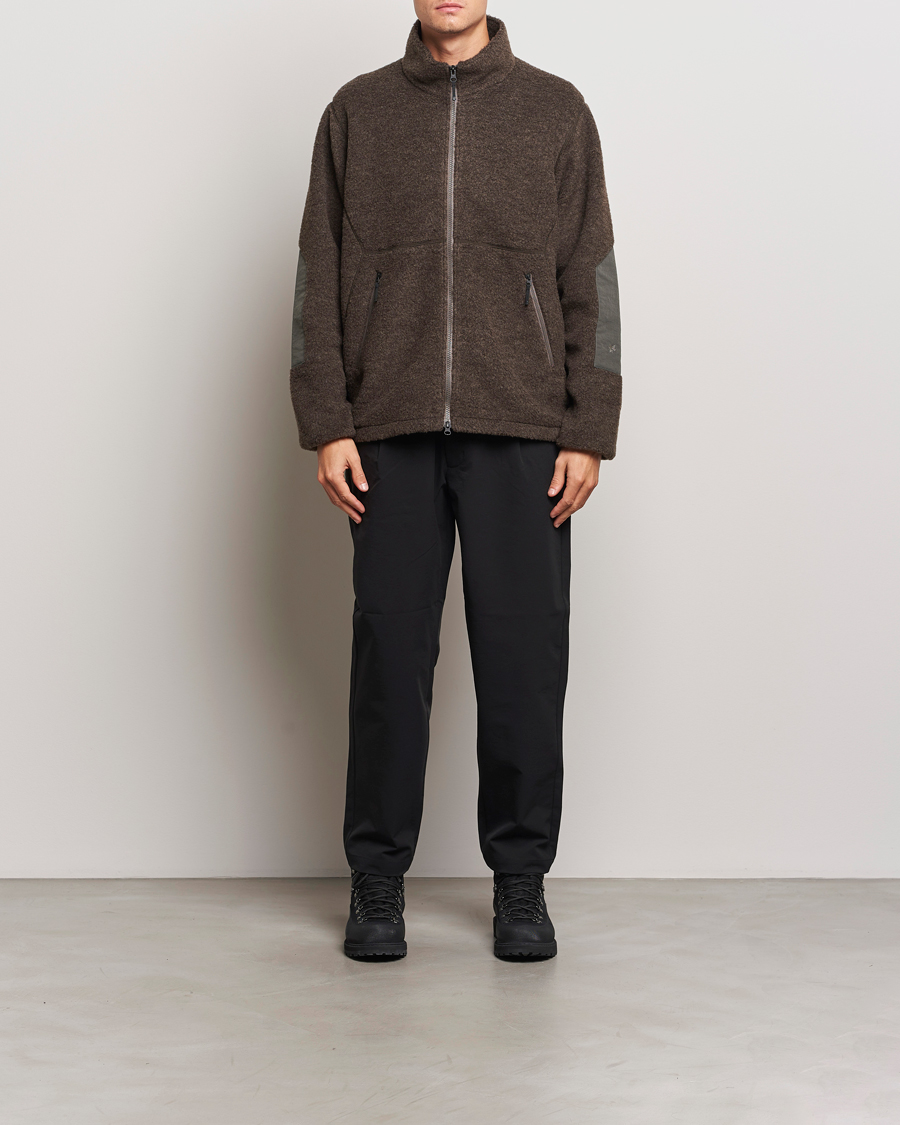 Heren | Jassen | Goldwin | Wool Boa Fleece Jacket Brown