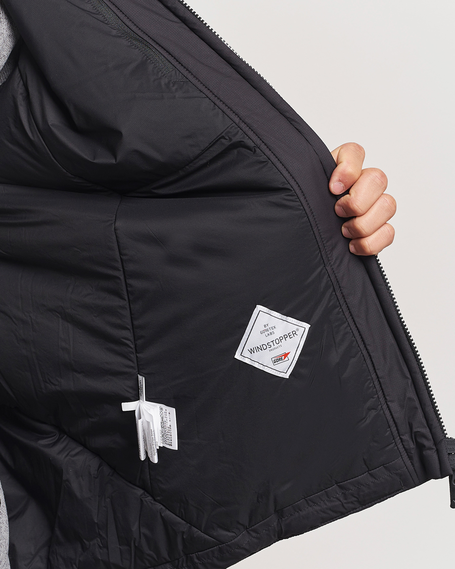 Heren | Jassen | Goldwin | GORE-TEX Windstopper Puffy Jacket Black