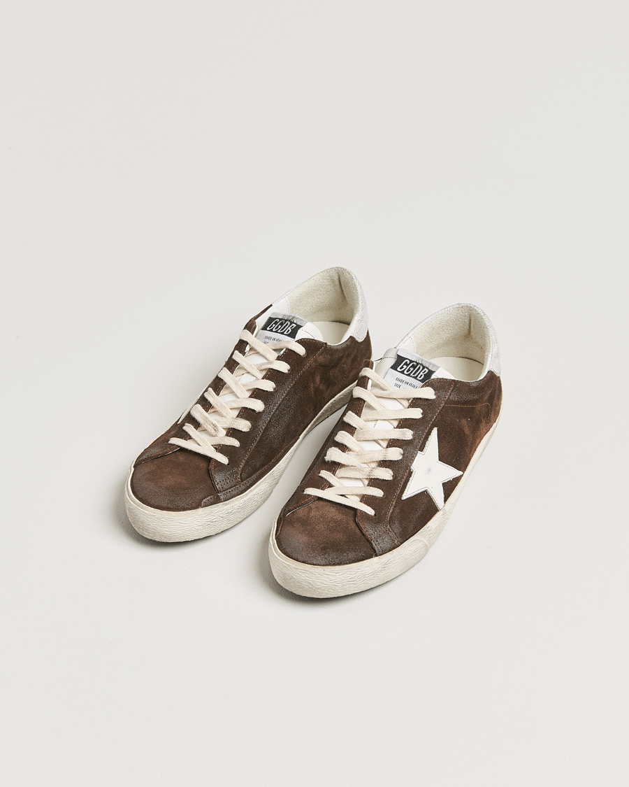 Heren | Golden Goose Super-Star Sneakers Dark Brown | Golden Goose | Super-Star Sneakers Dark Brown