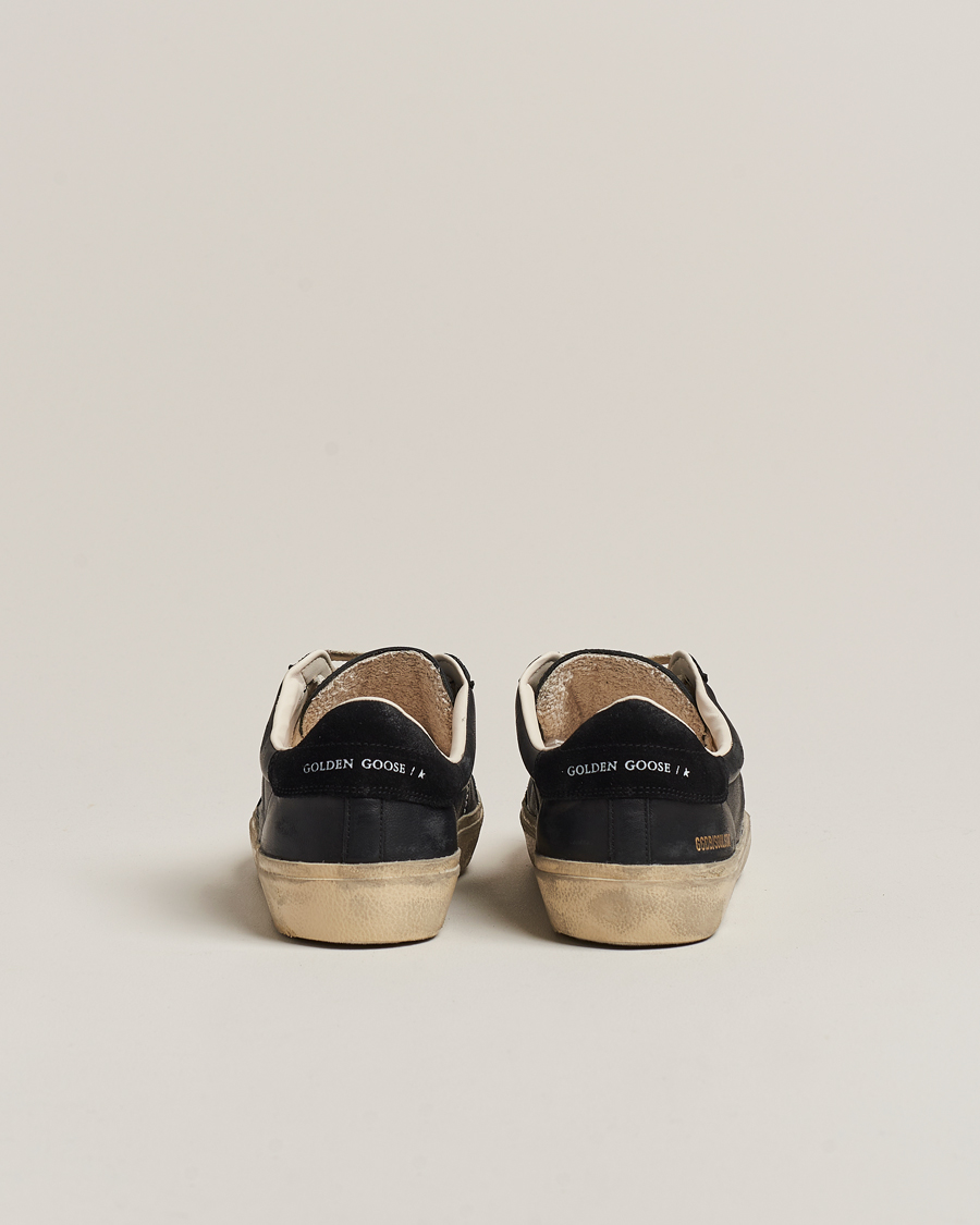 Heren | Golden Goose Soul-Star Sneakers Black Calf | Golden Goose | Soul-Star Sneakers Black Calf
