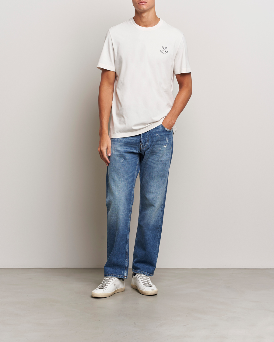 Heren | T-shirts | Golden Goose | Journey Short Sleeve T-Shirt Heritage White