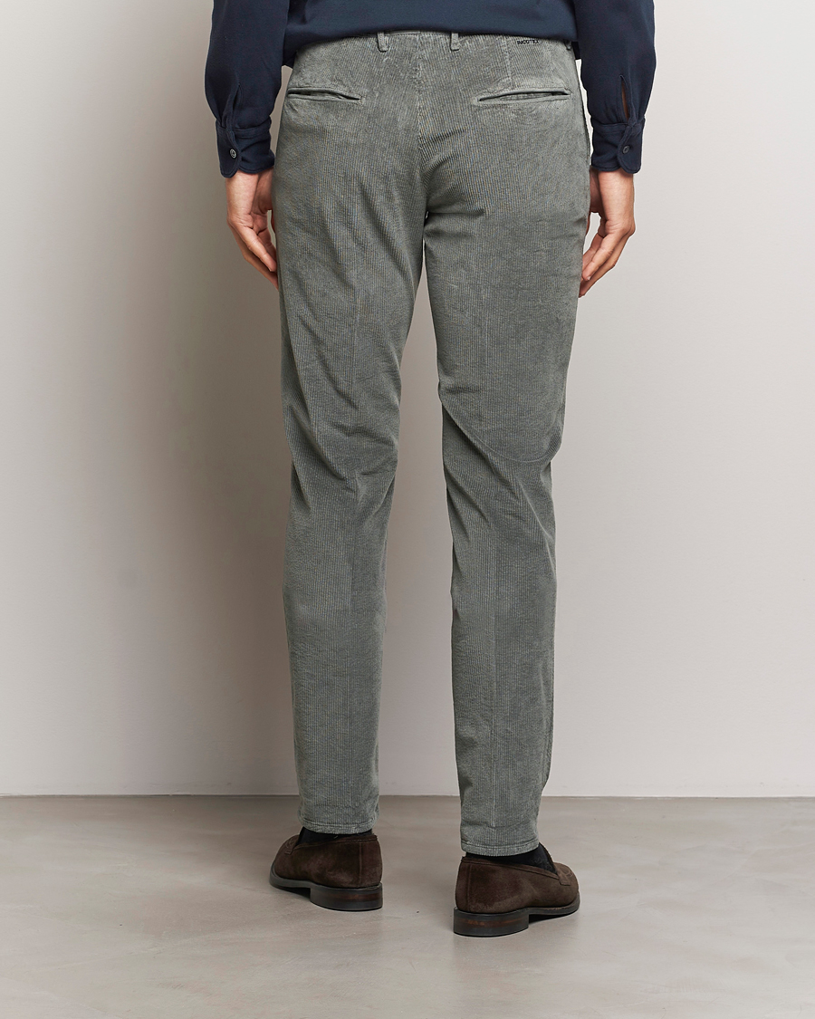 Heren | Broeken | Incotex | Slim Fit Leisure Cord Slacks Grey