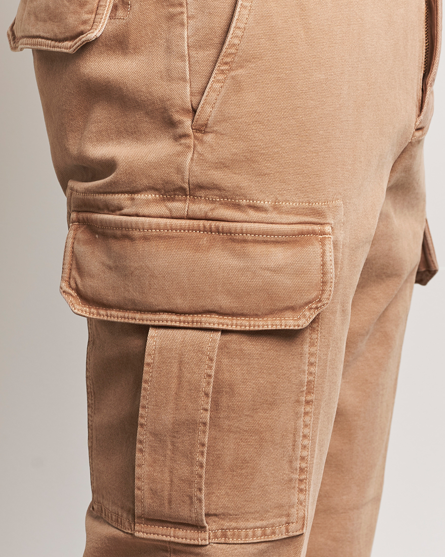 Heren | Broeken | Incotex | Slim Fit Cargo Pants Military