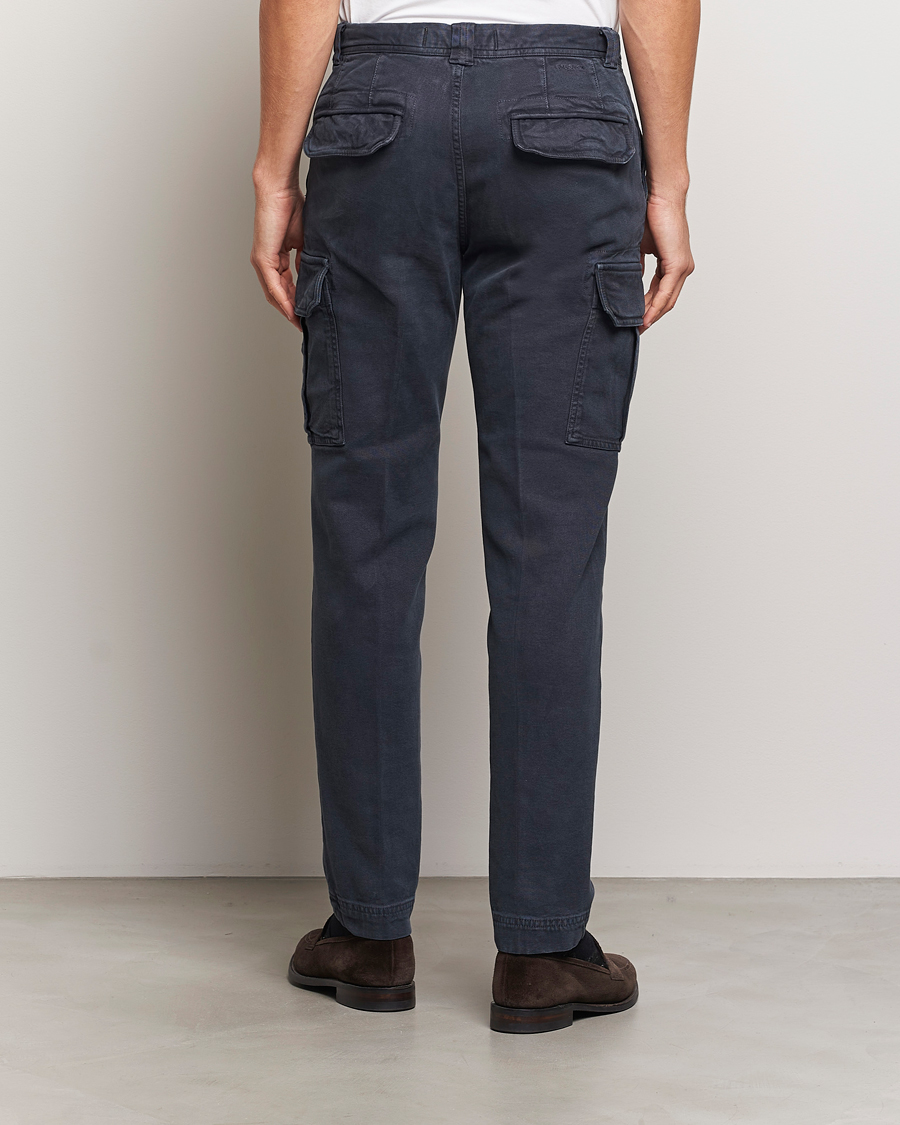 Heren | Broeken | Incotex | Slim Fit Cargo Pants Navy