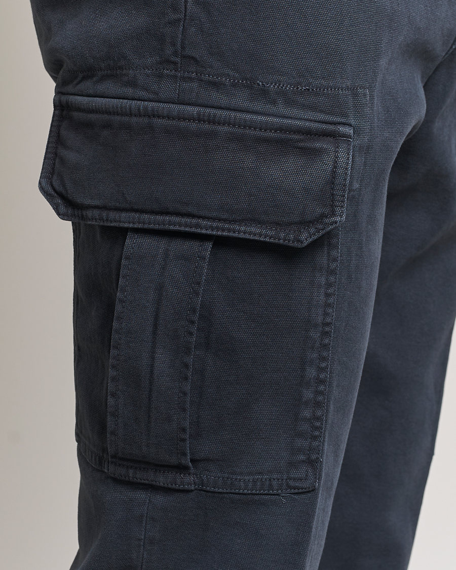 Heren | Broeken | Incotex | Slim Fit Cargo Pants Navy