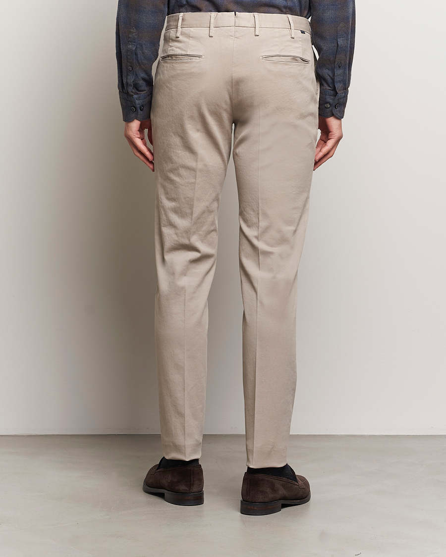Heren | Broeken | Incotex | Slim Fit Cotton Stretch Chinos Khaki