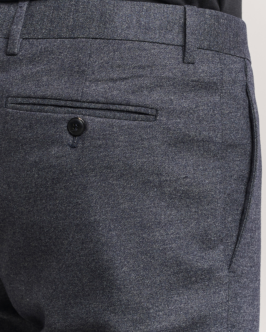 Heren | Pakken | Giorgio Armani | Soho Wool/Cashmere Flannel Suit Navy Melange