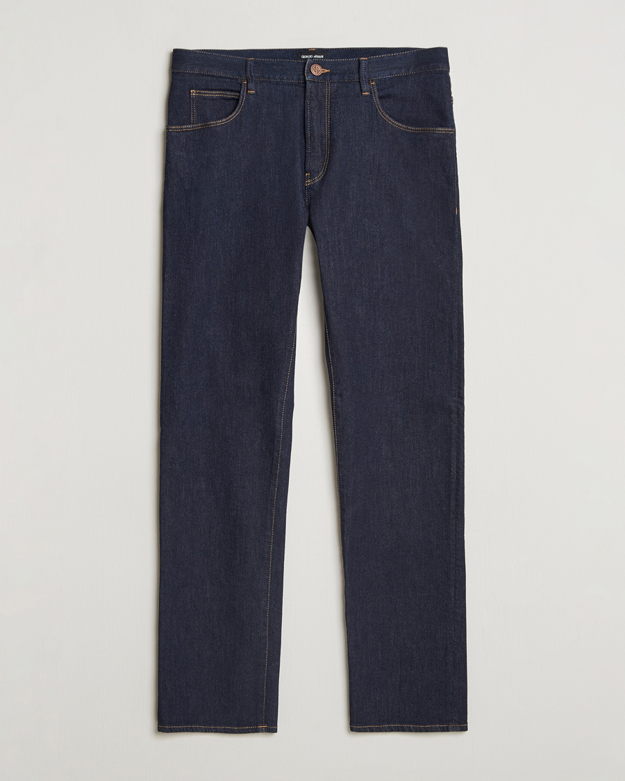 Heren | Jeans | Giorgio Armani | 5-Pocket Denim Pants Dark Indigo
