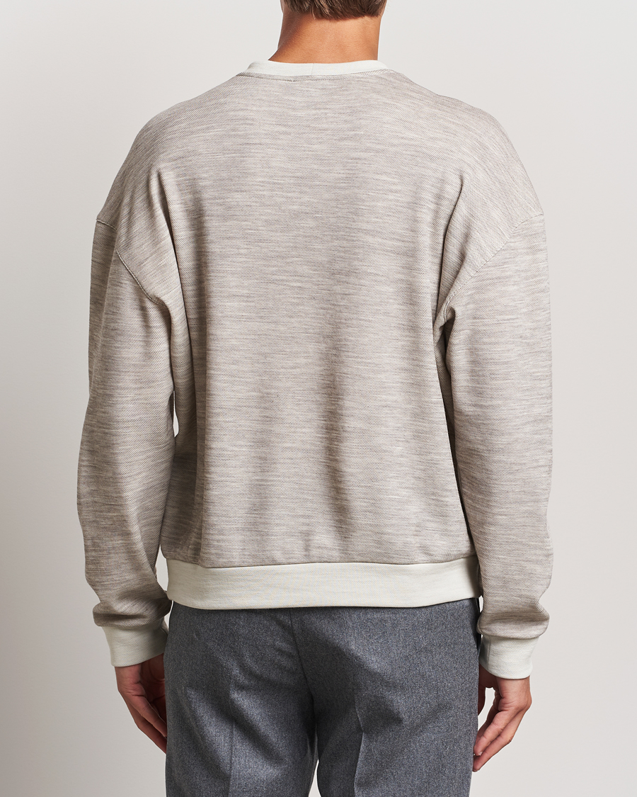 Heren | Truien | Giorgio Armani | Light Wool Crew Neck Light Beige