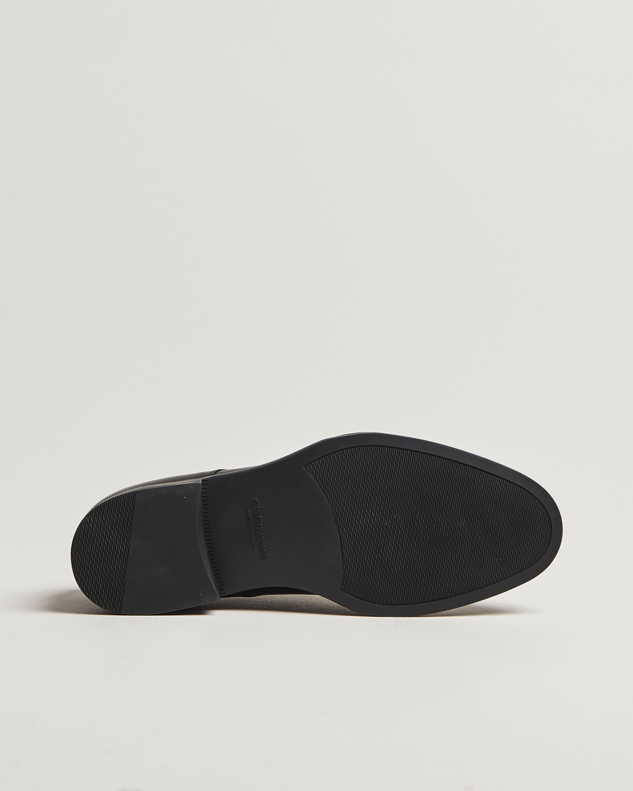 Heren | Giorgio Armani Lace Up Derby Shoes Black Calf | Giorgio Armani | Lace Up Derby Shoes Black Calf