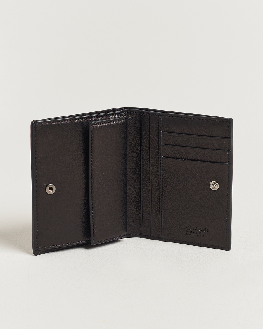 Heren | Giorgio Armani Nappa Leather Wallet Black | Giorgio Armani | Nappa Leather Wallet Black