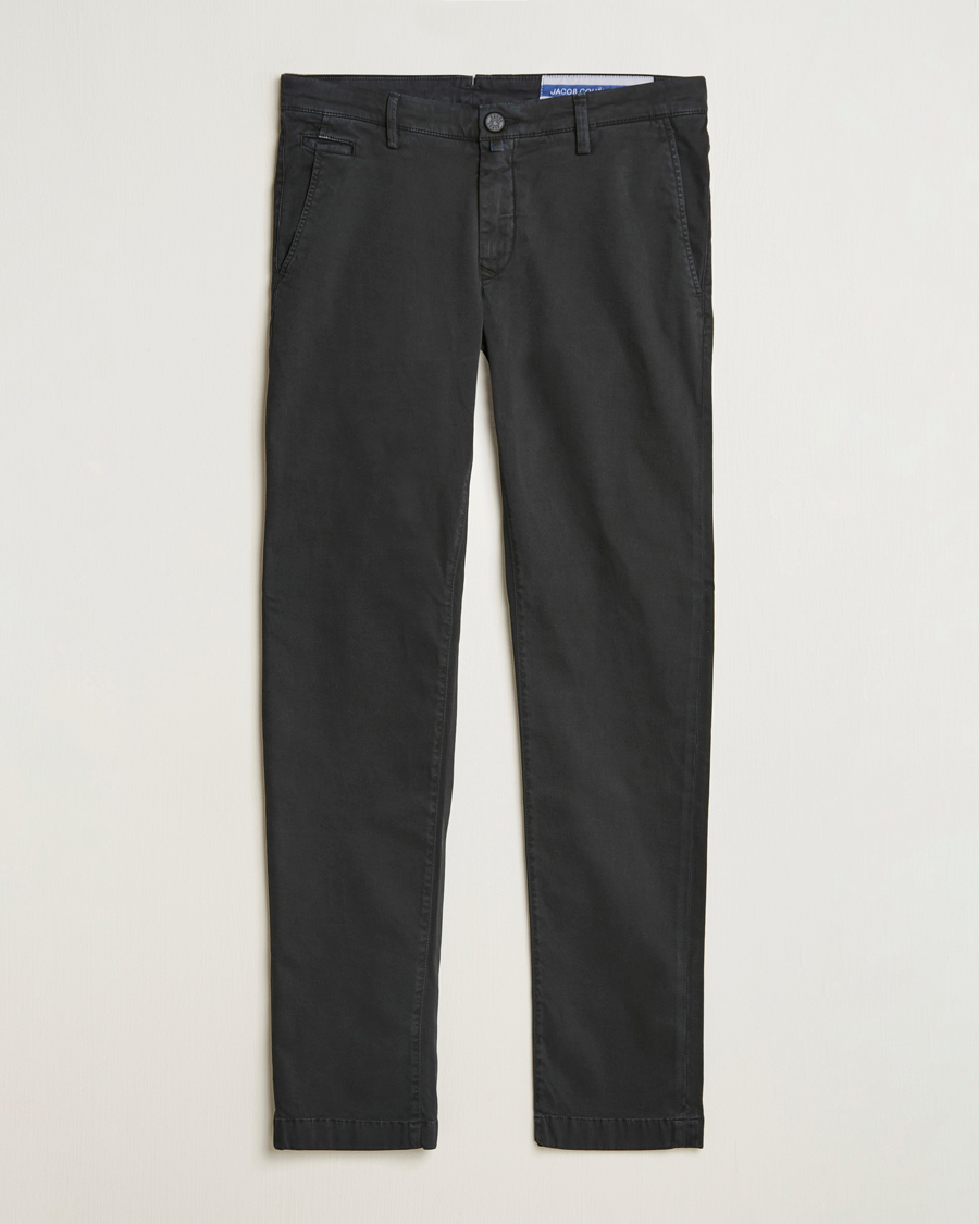 Heren | Broeken | Jacob Cohën | Bobby Cotton Chinos Black