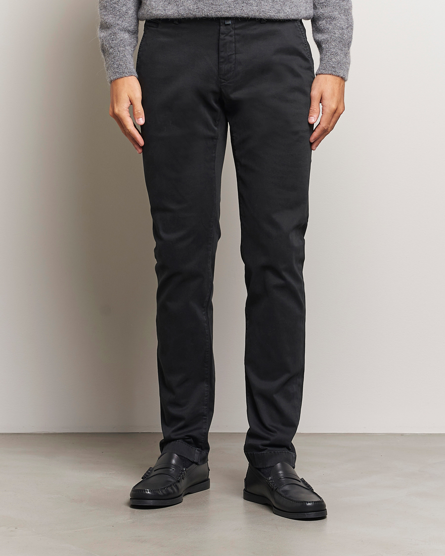 Heren | Broeken | Jacob Cohën | Bobby Cotton Chinos Black