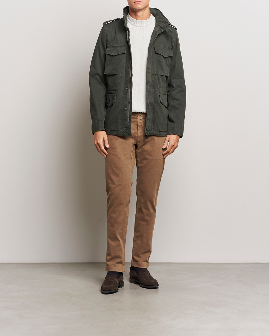 Heren | Broeken | Jacob Cohën | Bobby Cotton Chinos Beige