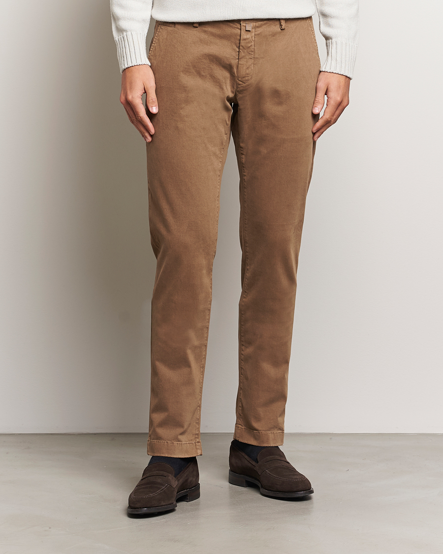 Heren | Broeken | Jacob Cohën | Bobby Cotton Chinos Beige