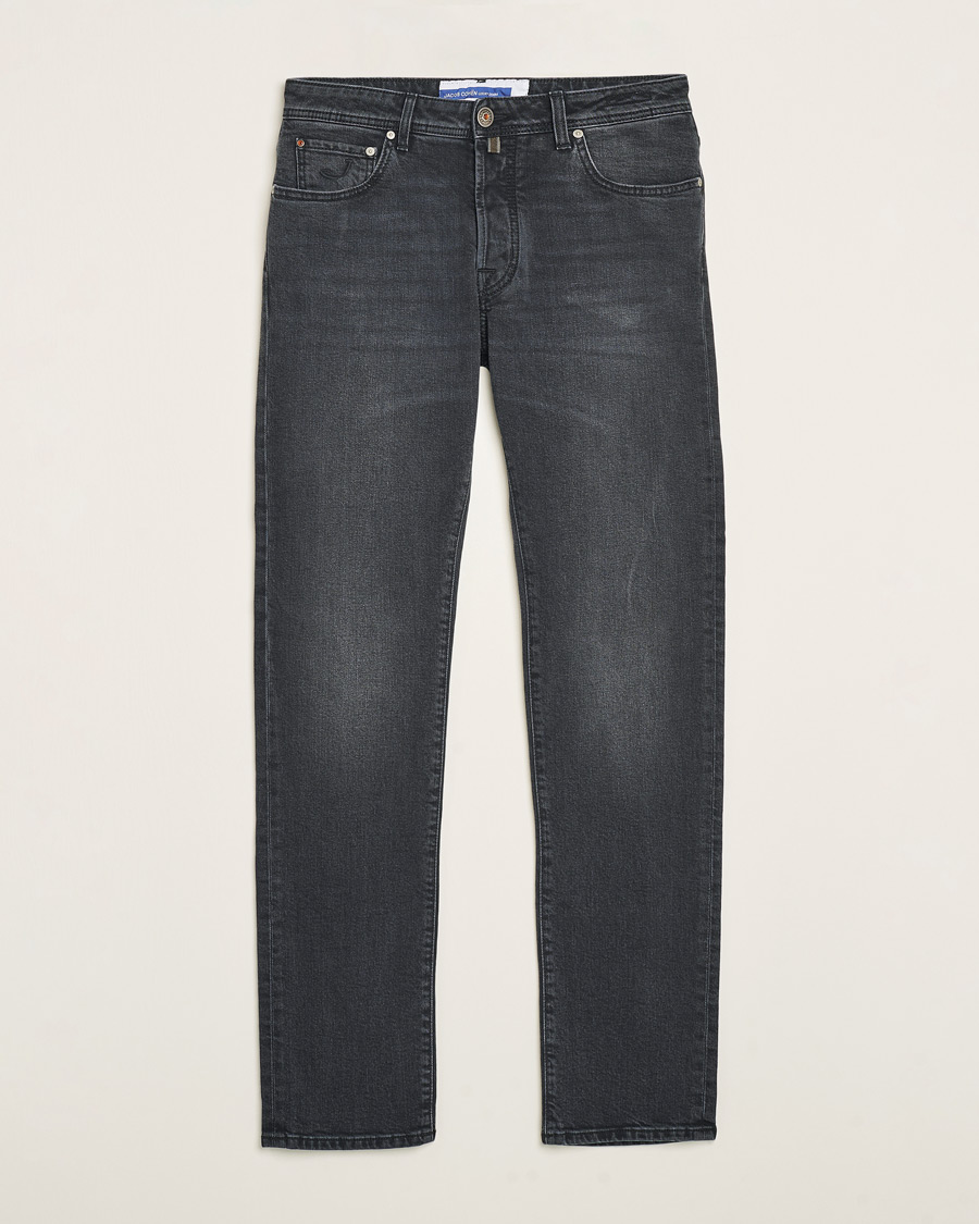 Heren | Jeans | Jacob Cohën | Bard Slim Fit Streatch Jeans Grey