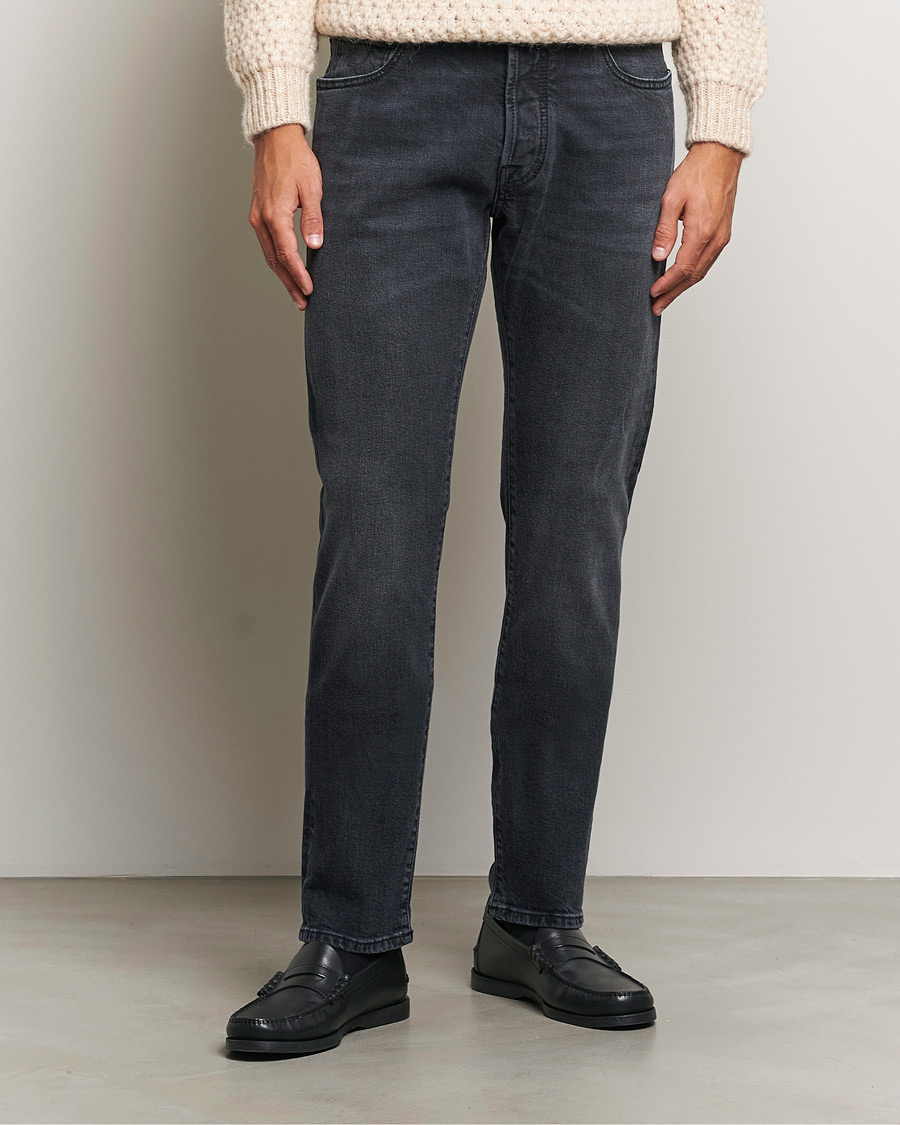 Heren | Jeans | Jacob Cohën | Bard Slim Fit Streatch Jeans Grey