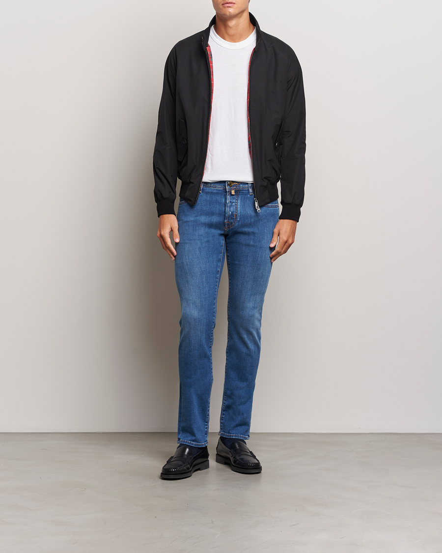 Heren | Jeans | Jacob Cohën | Nick Slim Fit Streatch Jeans Light Blue