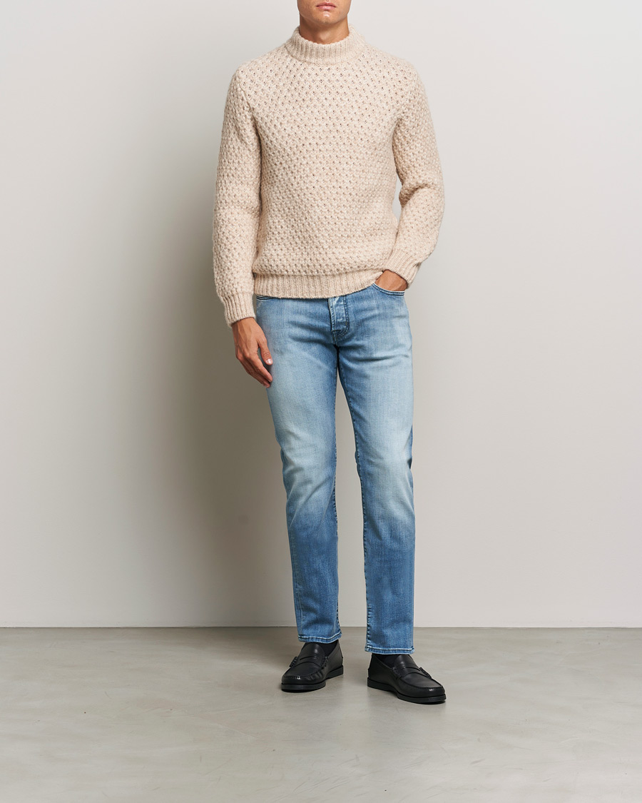 Heren | Jeans | Jacob Cohën | Bard Slim Fit Streatch Jeans Light Blue