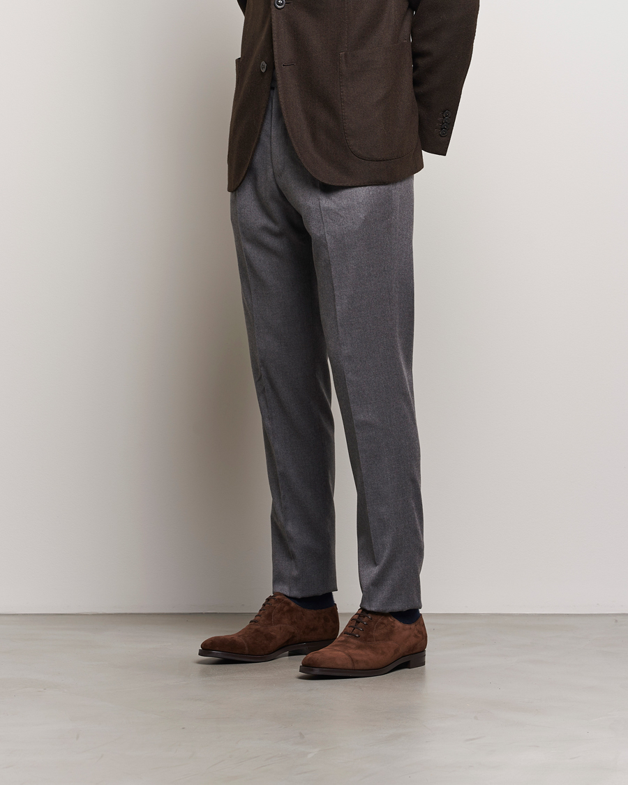 Heren | John Lobb City II Oxford Dark Brown Suede | John Lobb | City II Oxford Dark Brown Suede