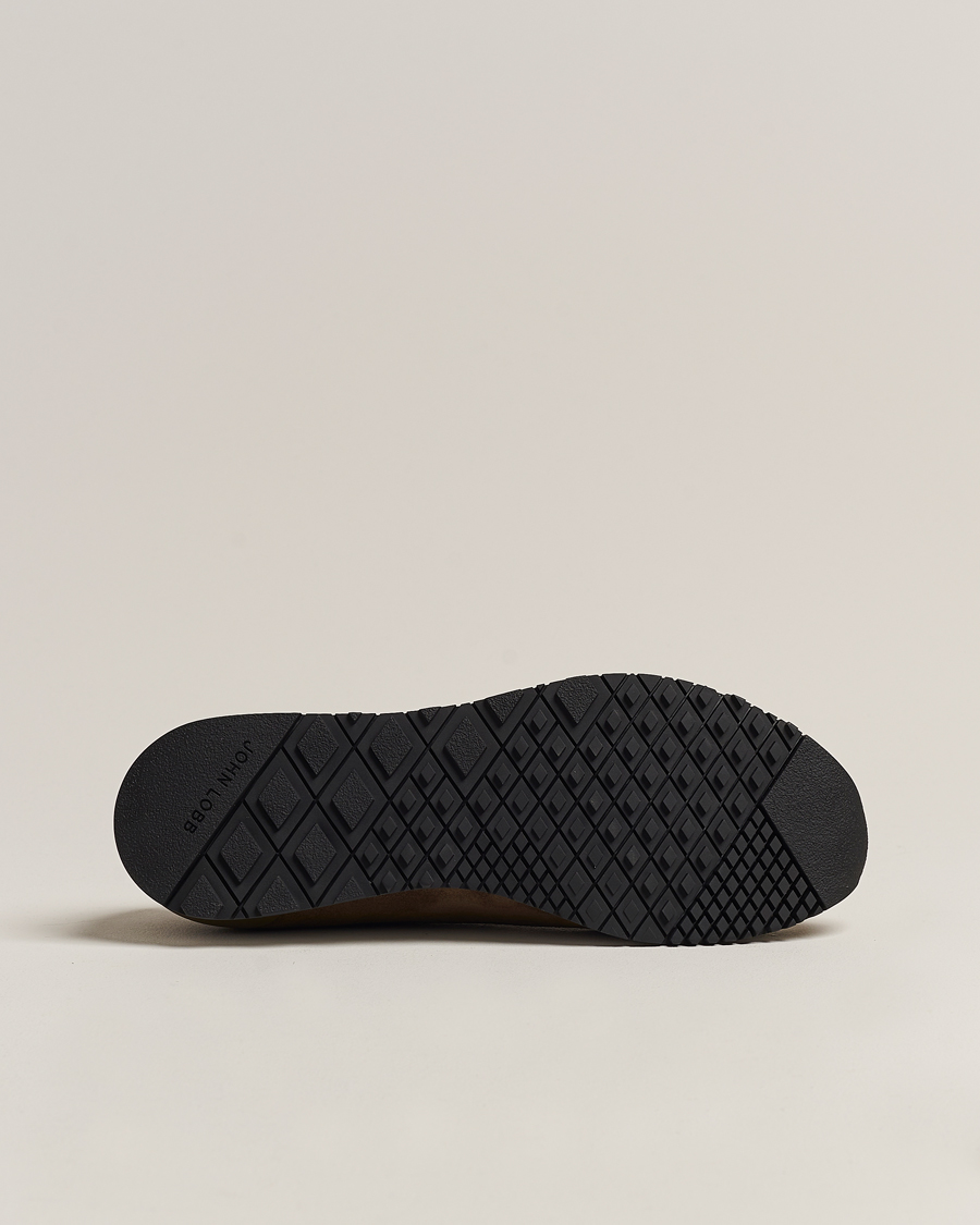 Heren | John Lobb Foundry Running Sneakers Olive Suede | John Lobb | Foundry Running Sneakers Olive Suede