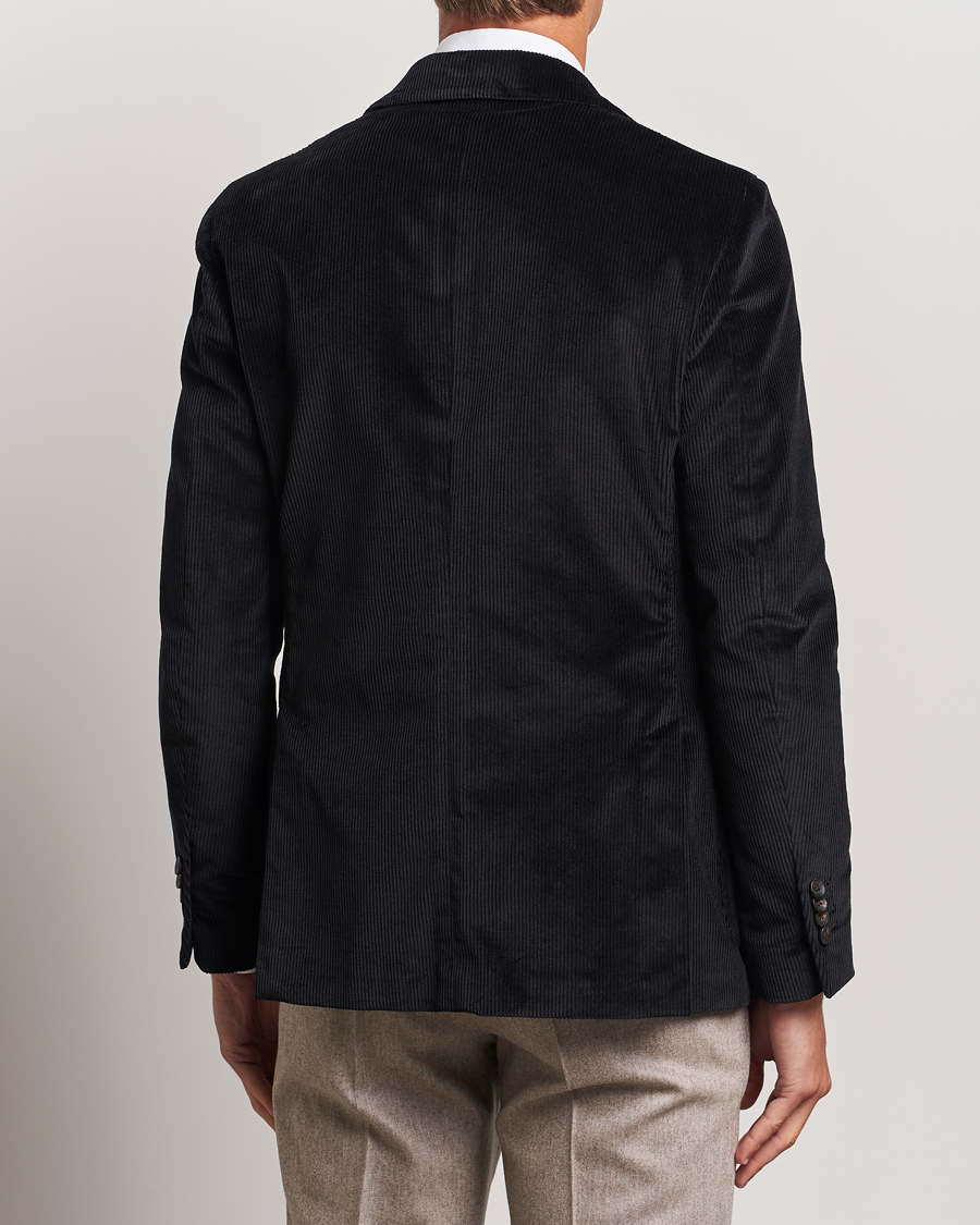 Heren | Blazers | Lardini | Corduroy Blazer Black