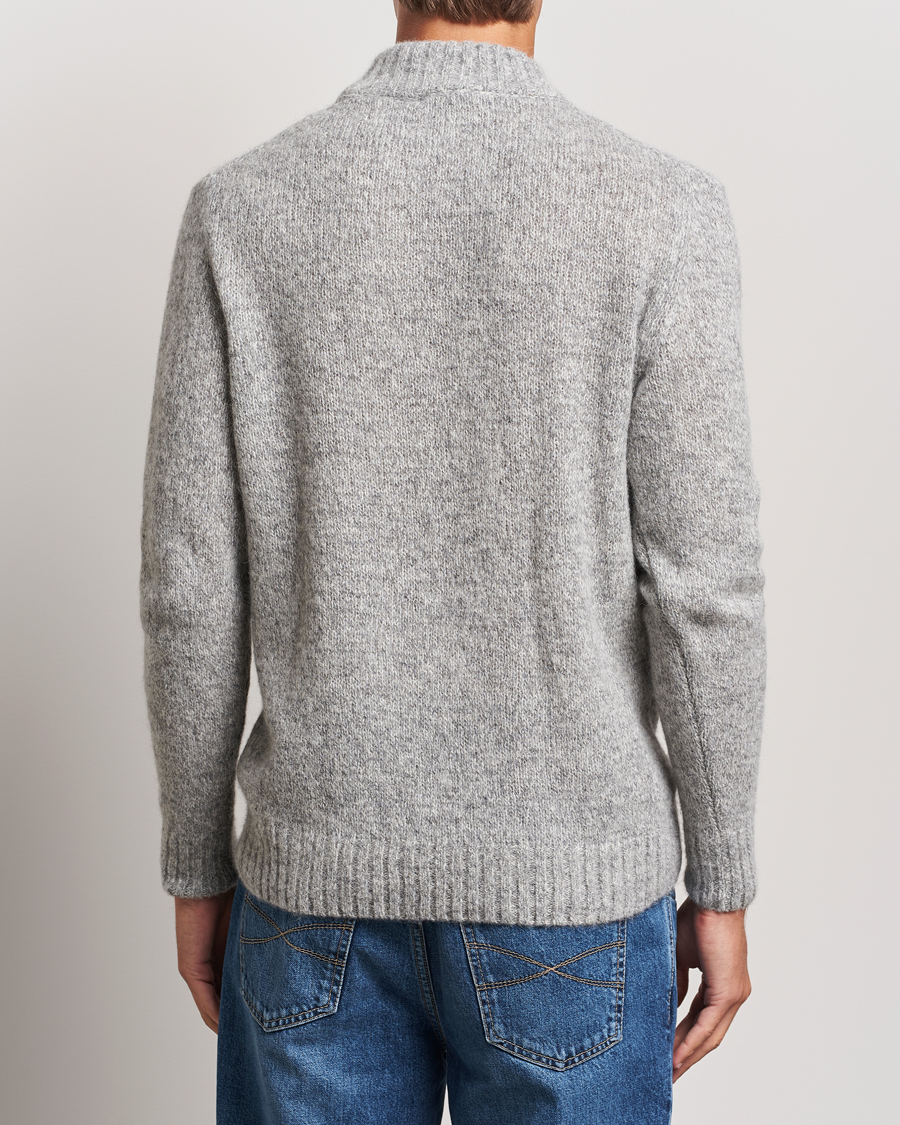 Heren | Truien | Lardini | Wool/Alpaca Knitted Sweater Grey