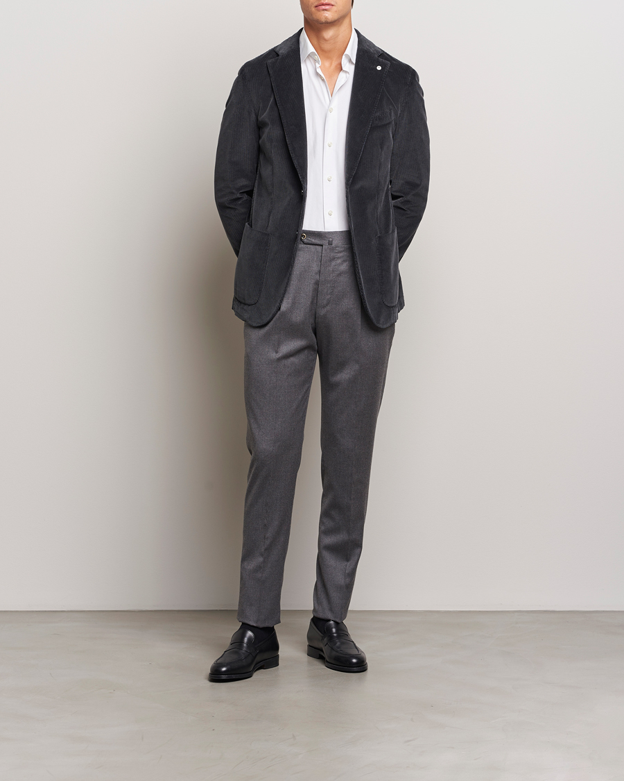 Heren | Blazers | L.B.M. 1911 | Jack Corduroy Blazer Grey