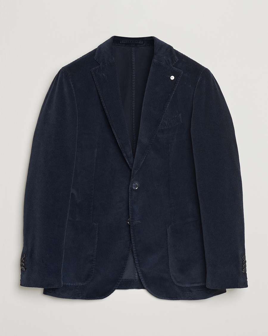Heren | Blazers | L.B.M. 1911 | Jack Corduroy Blazer Navy