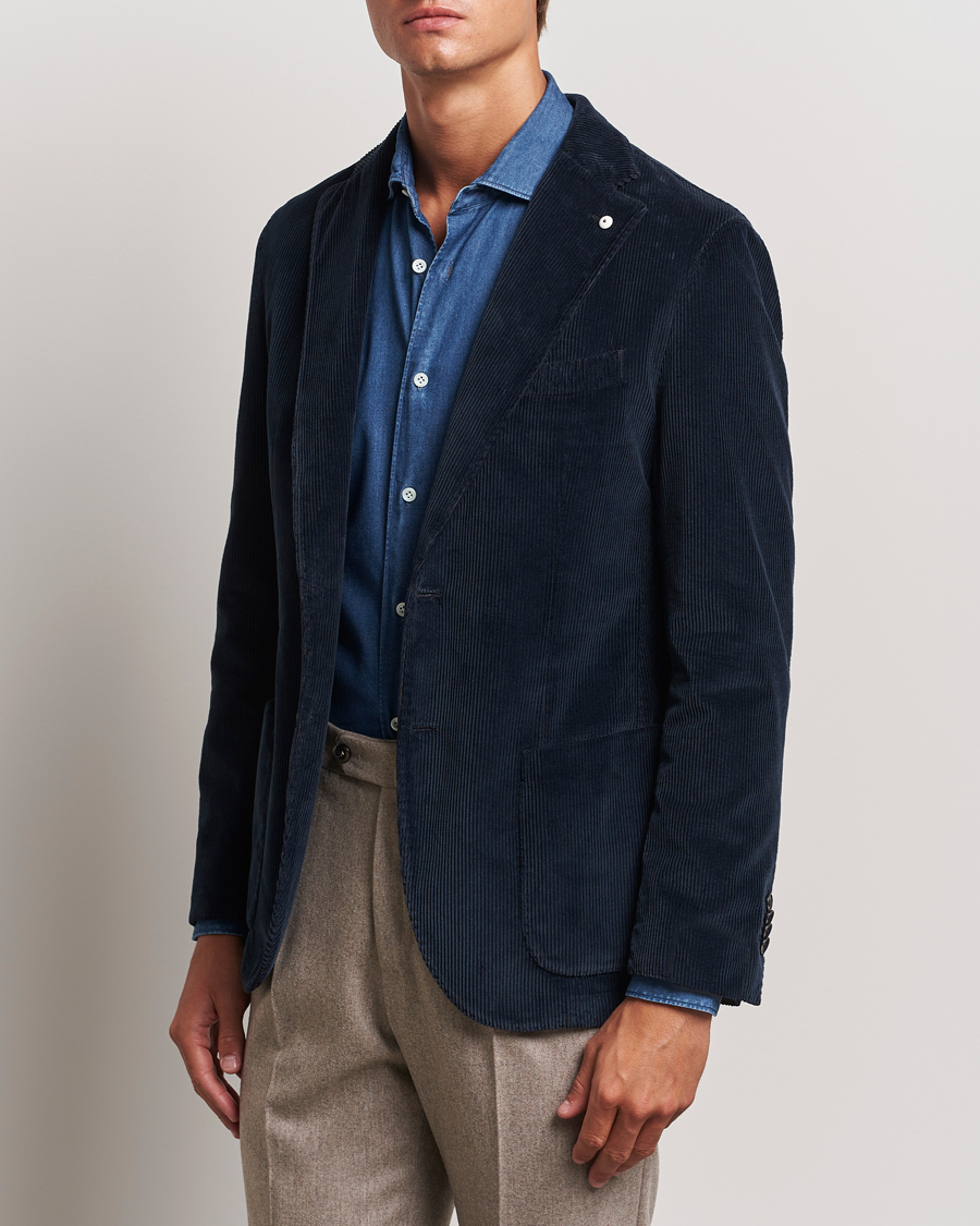 Heren | Blazers | L.B.M. 1911 | Jack Corduroy Blazer Navy
