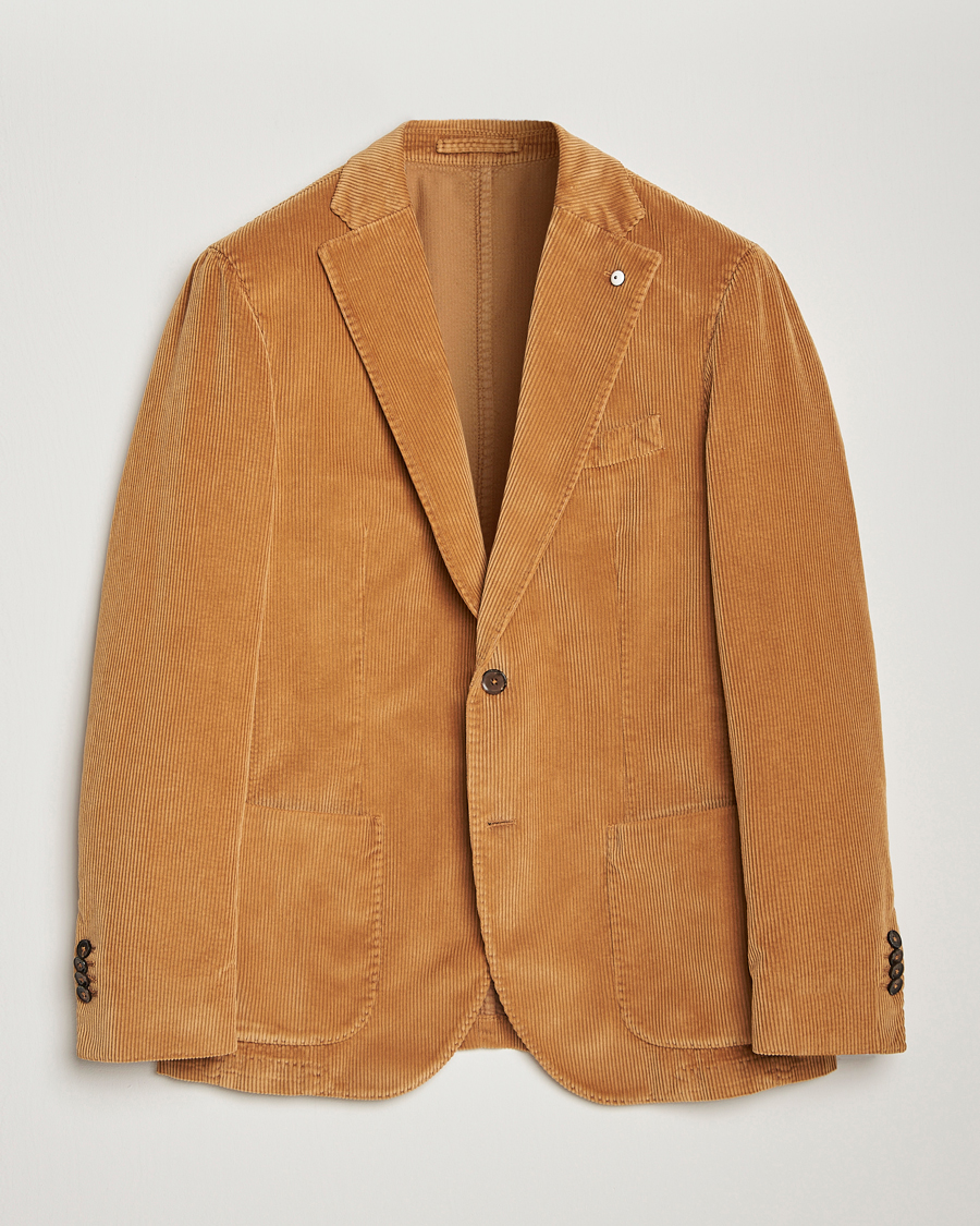 Heren | Blazers | L.B.M. 1911 | Jack Corduroy Blazer Light Brown