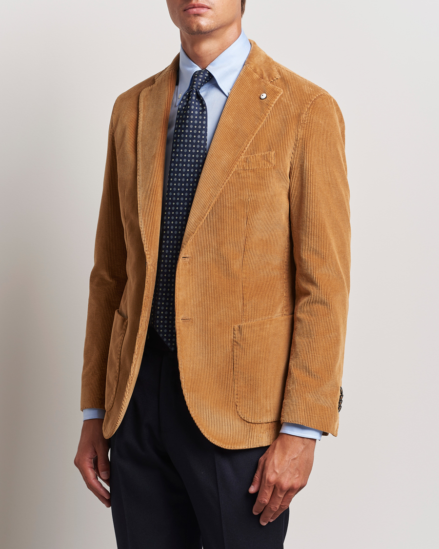 Heren | Blazers | L.B.M. 1911 | Jack Corduroy Blazer Light Brown
