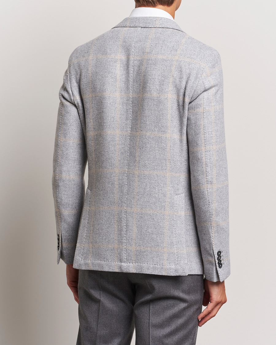 Heren | Blazers | L.B.M. 1911 | Jack Regular Jersey Wool Blazer Light Grey