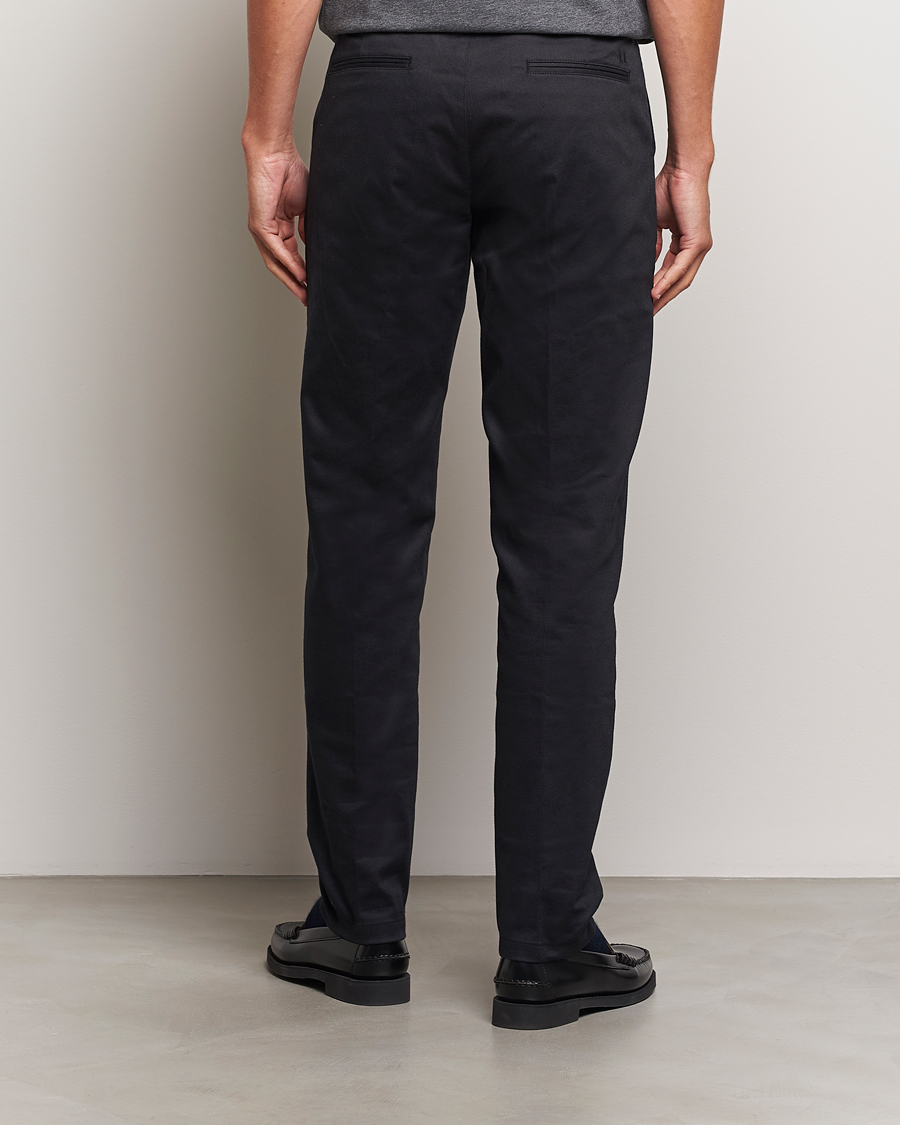 Heren | Broeken | LES DEUX | Como Reg Cotton Pants Black