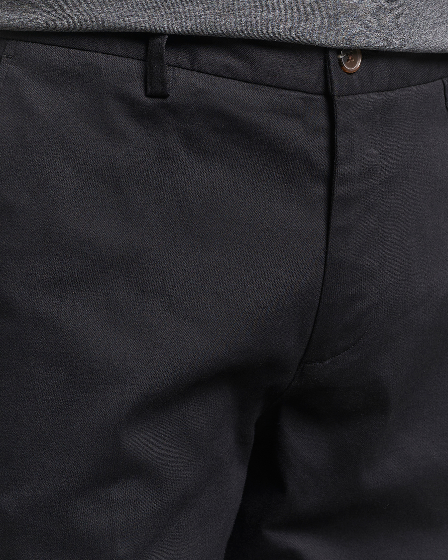 Heren | Broeken | LES DEUX | Como Reg Cotton Pants Black