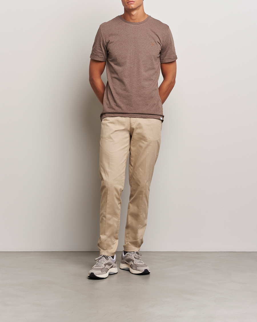 Heren | Broeken | LES DEUX | Como Reg Cotton Pants Dark Sand