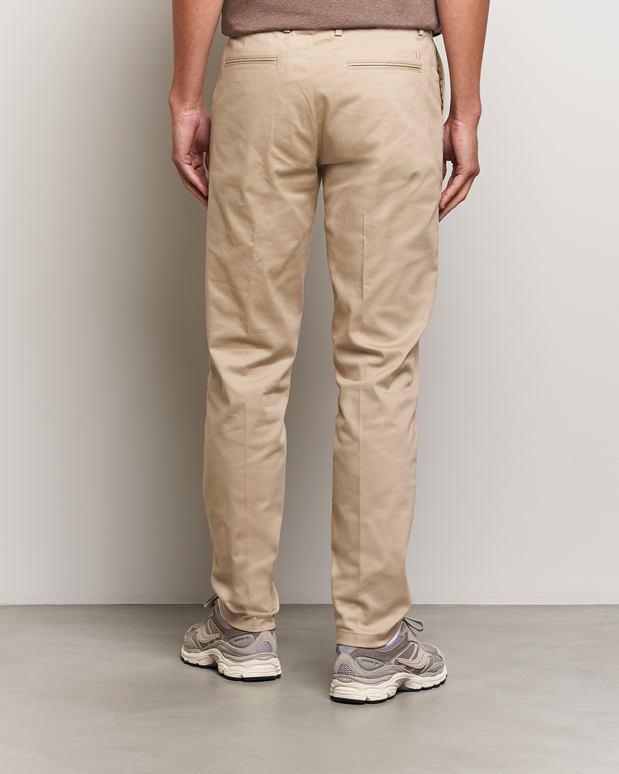 Heren | Broeken | LES DEUX | Como Reg Cotton Pants Dark Sand
