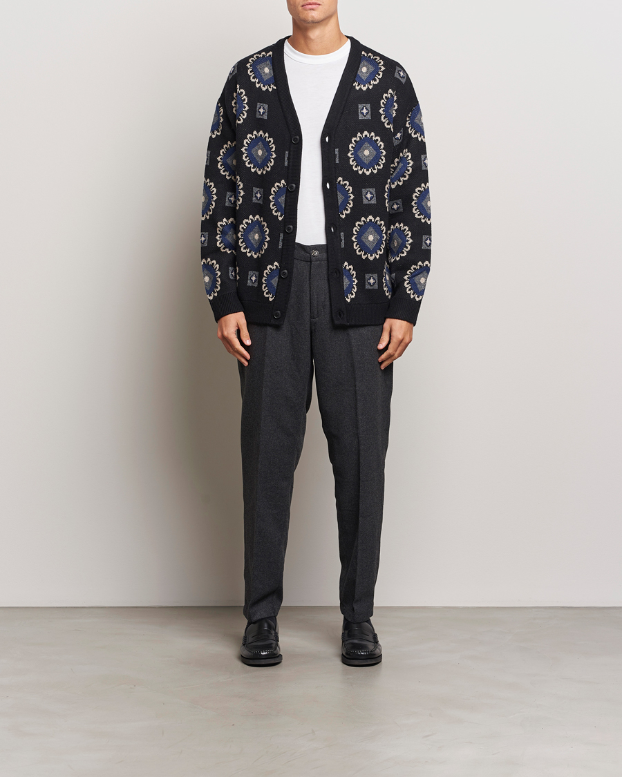 Heren | Broeken | LES DEUX | Como Reg Wool Pants Charcoal Melange