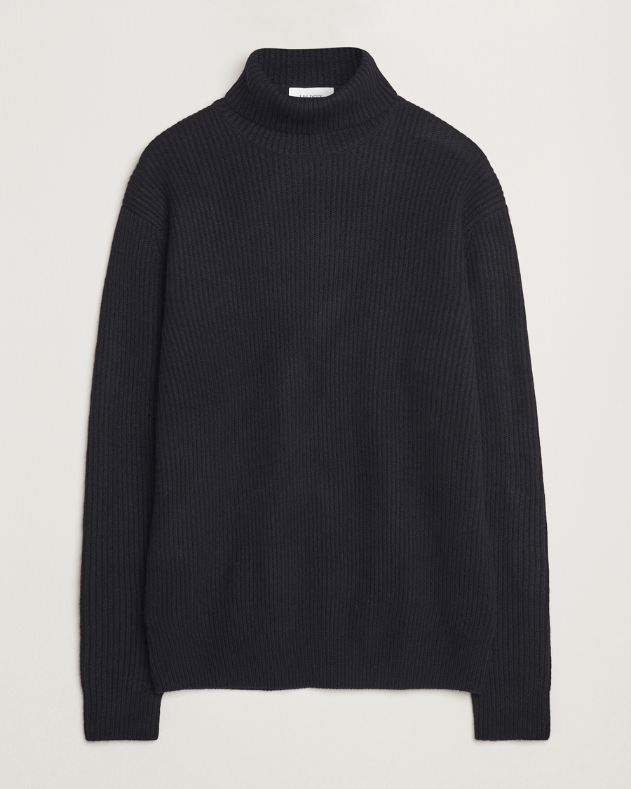Heren | Truien | LES DEUX | Eddie Wool Rib Rollneck Black