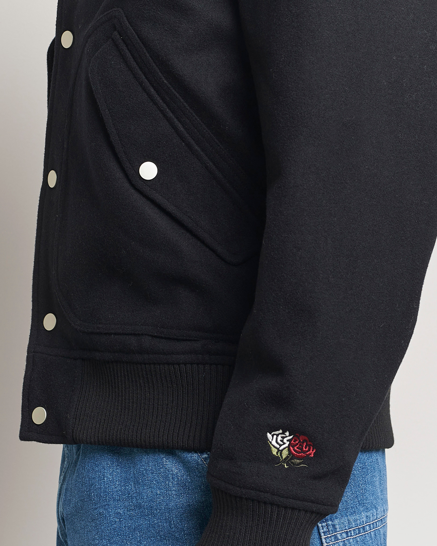 Heren | Jassen | LES DEUX | Rhett Varsity Jacket Black